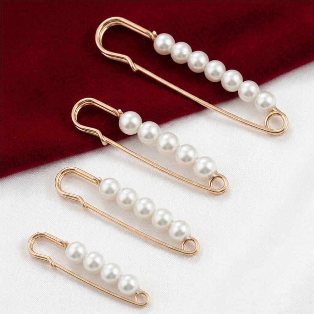 Fishing Hook Size - 10 Peças de Broches Decorativos Grandes