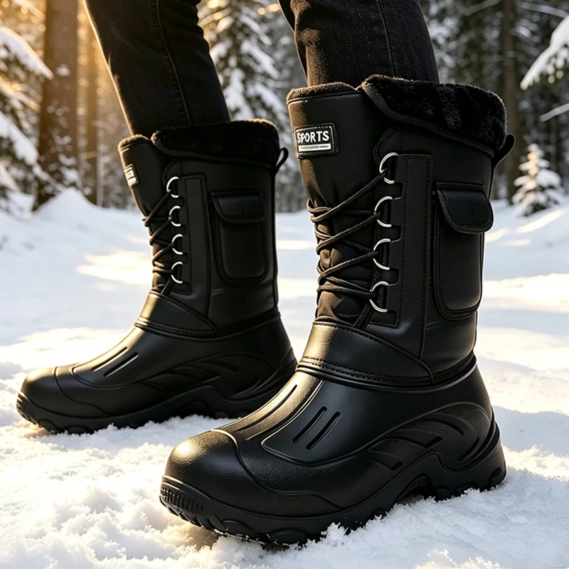 Fishing Hook - Botas de Inverno para Homens, Calçados