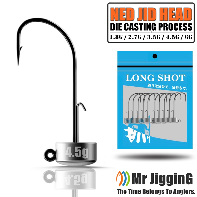 Fishing Hook Offset - Mr jigging 10 pçs ned rig