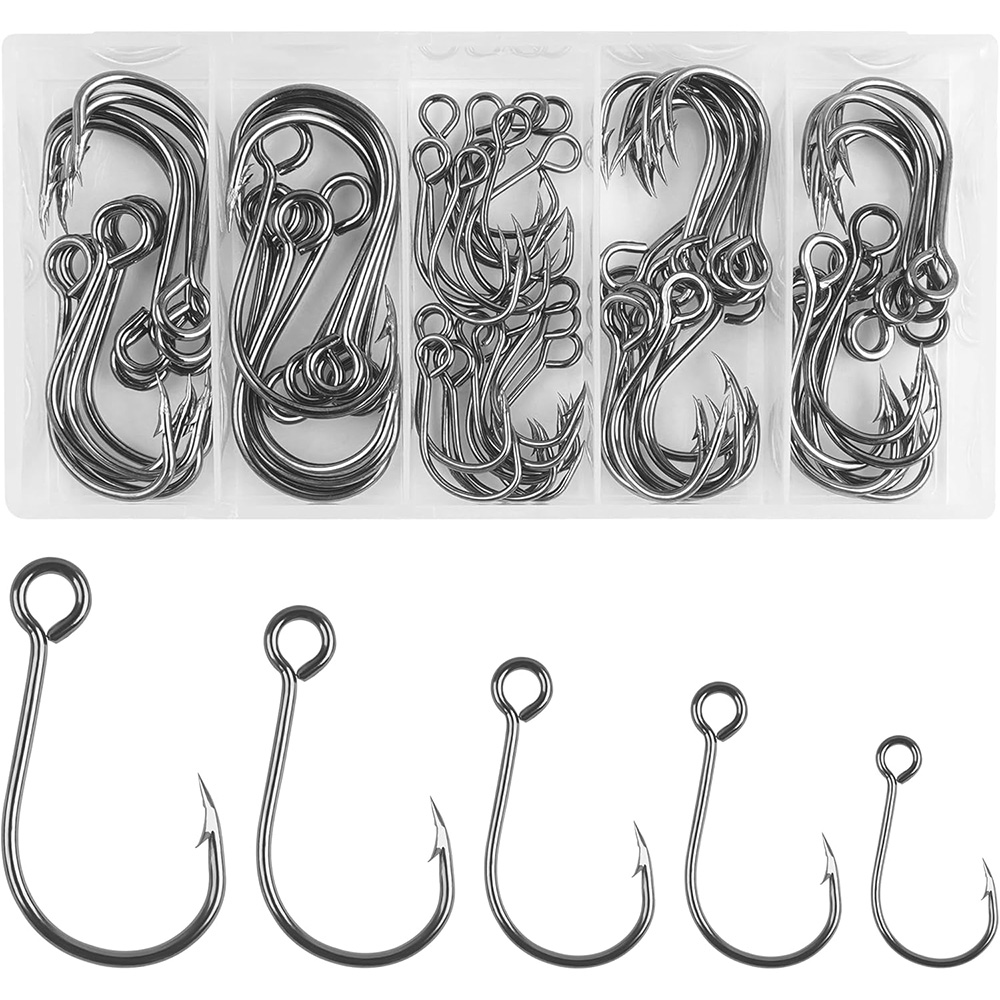 Fishing Hook Offset - 70 pçs ganchos de pesca em