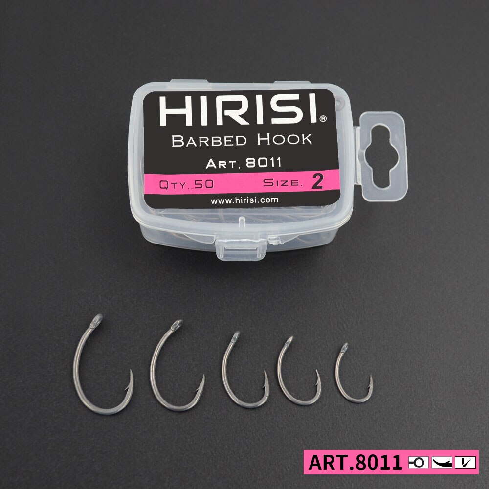 Fishing Hook Offset - Ganchos de pesca de carpa Hirisi