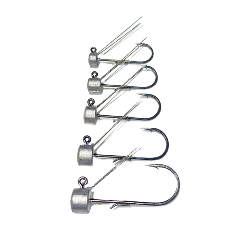 Fishing Hook Weedless - 10 peças * formato de cogumelo