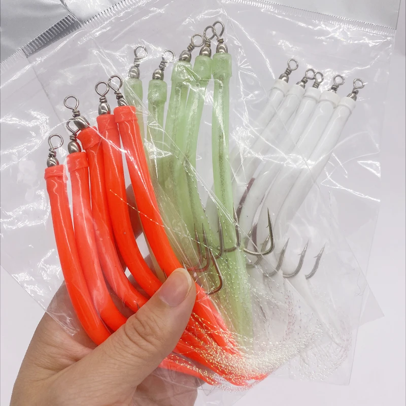 1/5 pçs pesca bacalhau enguia  - Fishing Hook Offset avaliação e preço