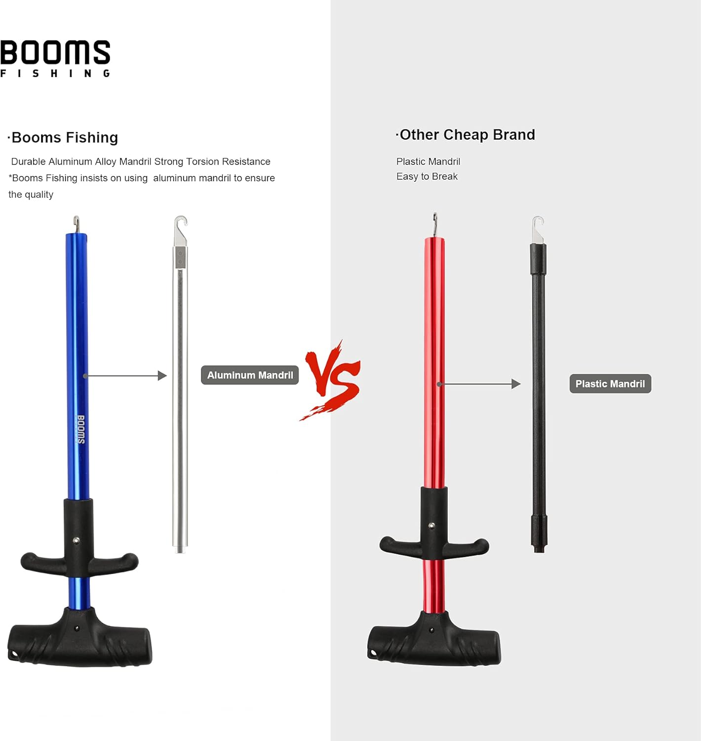 Booms pesca r02 tubo de alumín - Fishing Hook Remover avaliação e preço