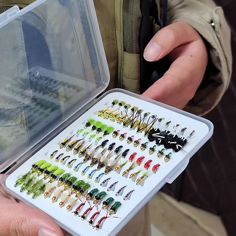 Caixa de Pesca à Mosca com Des - Fishing Hook Size avaliação e preço