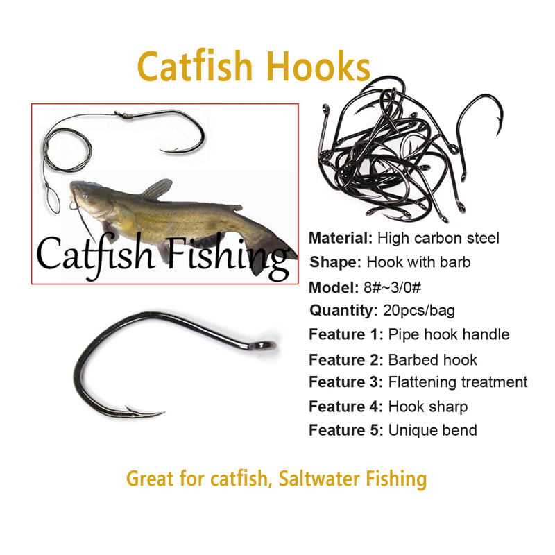 Wifreo 20 pçs v forma peixe-ga - Fishing Hook Offset avaliação e preço