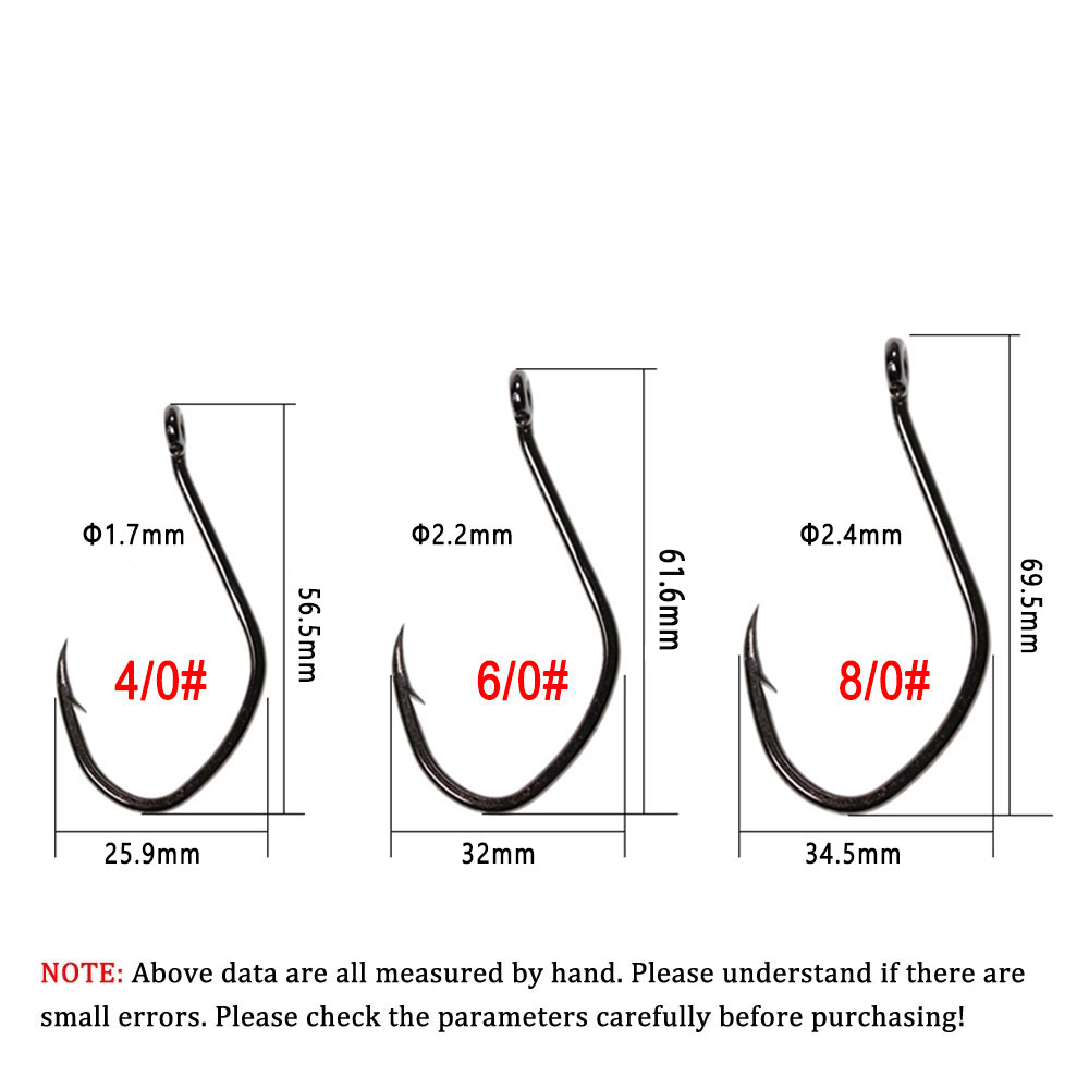 Wifreo 20 pçs v forma peixe-ga - Fishing Hook Offset avaliação e preço