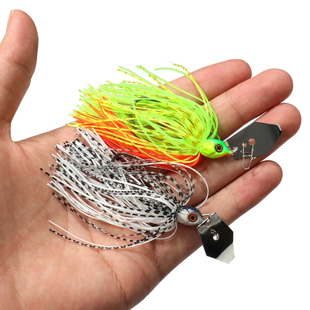 Spinner isca 7g/9g/12g/14g/21g - Fishing Hook Weedless avaliação e preço