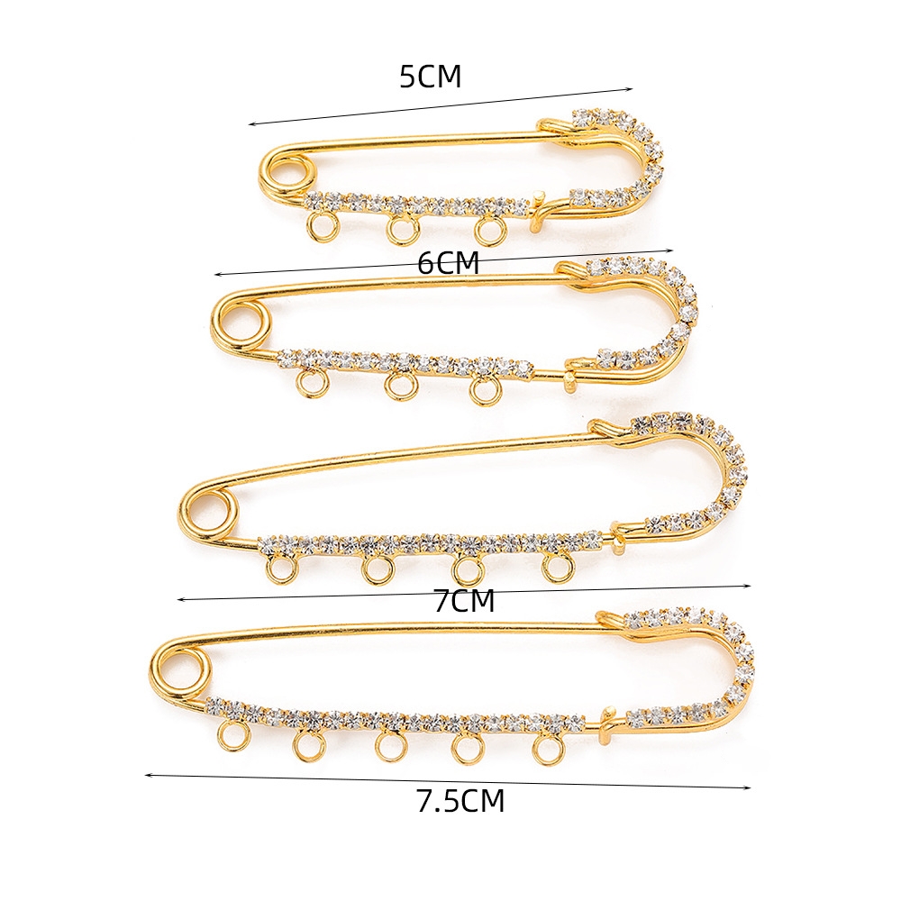 5 Peças de Broches Longos com  - Fishing Hook Size avaliação e preço