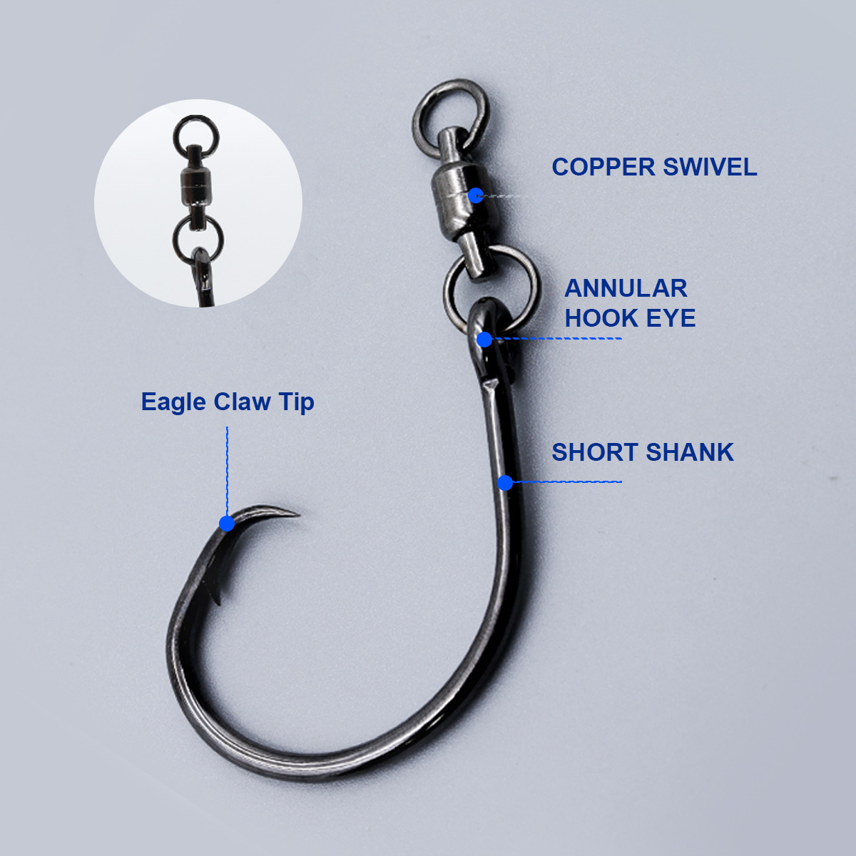 ZYZHE 3/6/9pcs Anzóis Circular - Fishing Hook Offset avaliação e preço