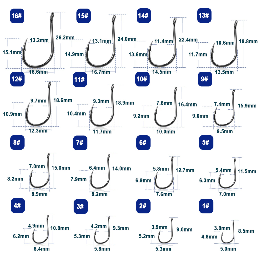 Ganchos de pesca iseama, 9km,  - Fishing Hook Offset avaliação e preço