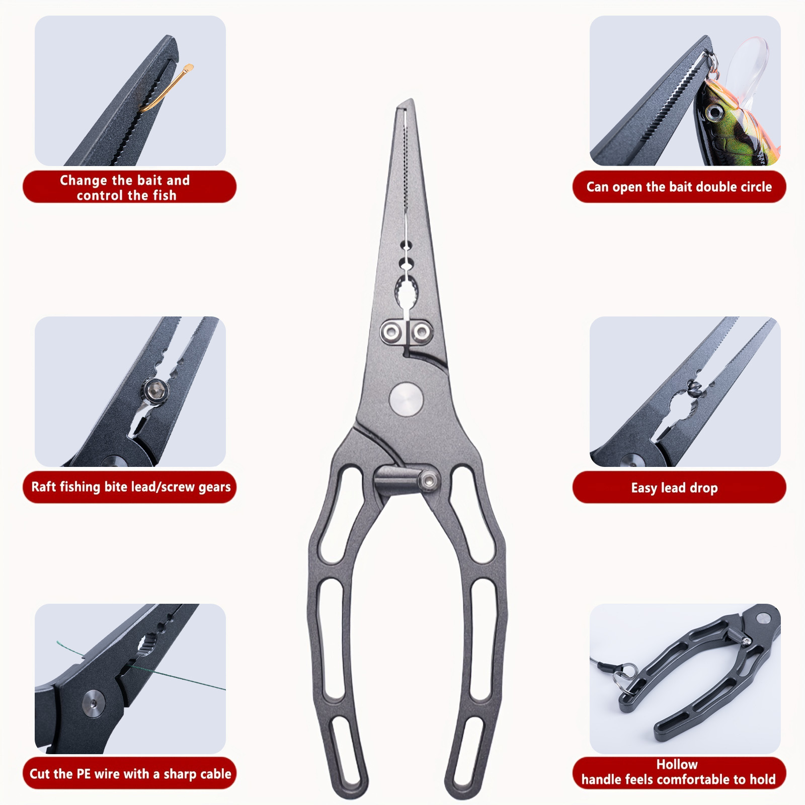 Kit Combinado de Alicate de Pe - Fishing Hook Remover avaliação e preço
